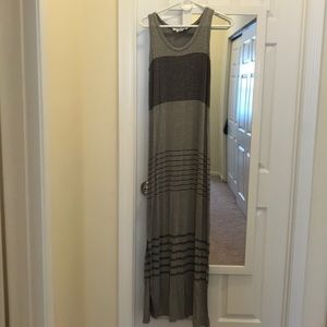Workshop Republic Striped Maxi Dress